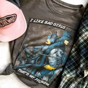 D.C. Comics Batman Catwoman Graphic T Shirt